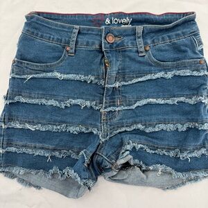Women's Blue Denim Shorts
